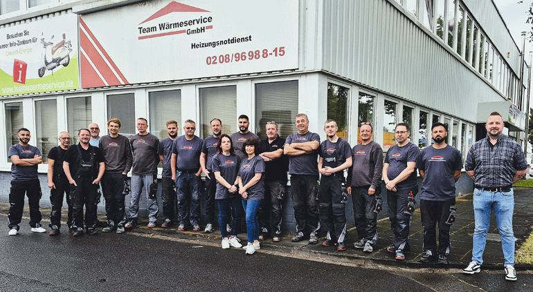 Das Team der Team Wärmeservice GmbH Das Team der Team Wärmeservice GmbH